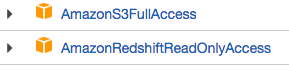 הרשאות Amazon להעברה של Amazon Redshift