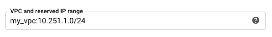 Amazon Redshift 遷移作業的 CIDR 欄位