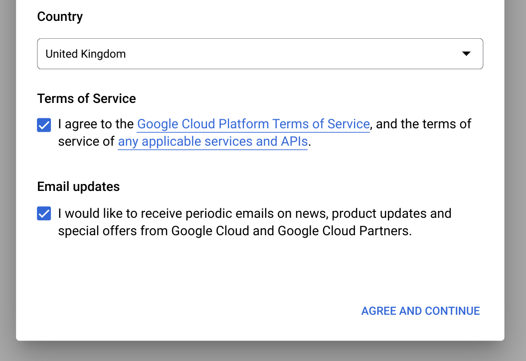 פריטים בדף הפתיחה של ארגז החול של BigQuery.