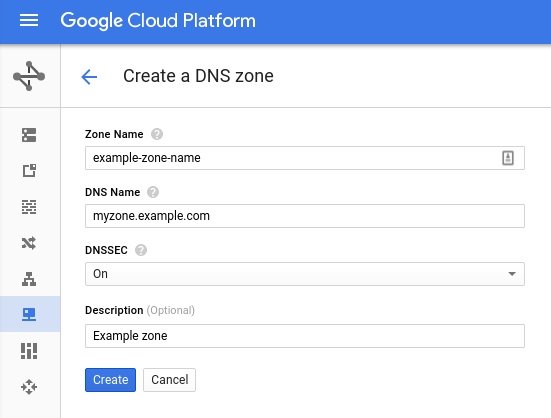 Tạo vùng đã ký DNSSEC