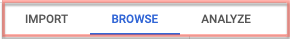 Browse mode view of the dataset in the Cloud de Confiance console