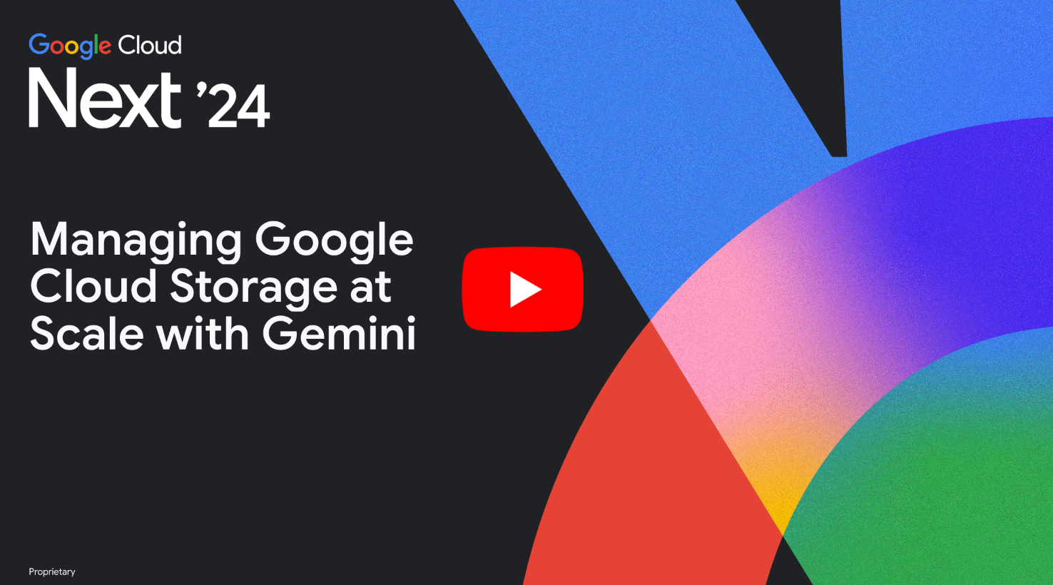 Next 24 Gemini Demo를 이용하여 대규모로 Trusted Cloud 스토리지 관리